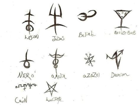 Image Result For Ancient Symbols Of Demons Demon Symbols Satanic