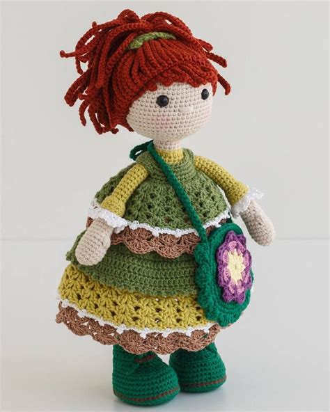 Elly Crochet Doll Amigurumi Doll Stuffed Doll Handmade Etsy Crochet