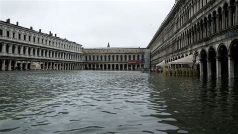 Venice Authorities Warned Of Rising Water Levels In The City Over The