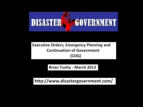 Executive order defined and explained with examples. Brian Tuohy - Disaster Government and Executive Orders ...