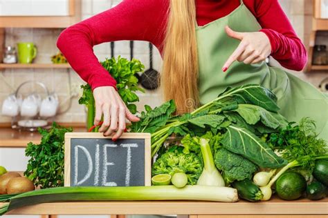 Green Diet Vegetables Diet Sign Stock Photo Image Of Health