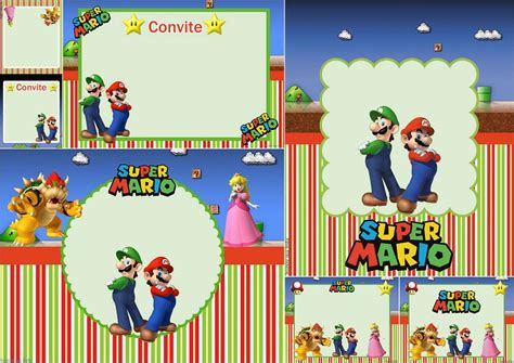 Fiesta De Super Mario Bros Invitaciones Para Imprimir Gratis Oh My