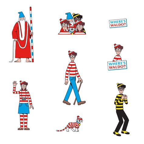 Wheres Waldo Characters Collection Officially Licensed Nbc Univers Wheres Waldo Wheres