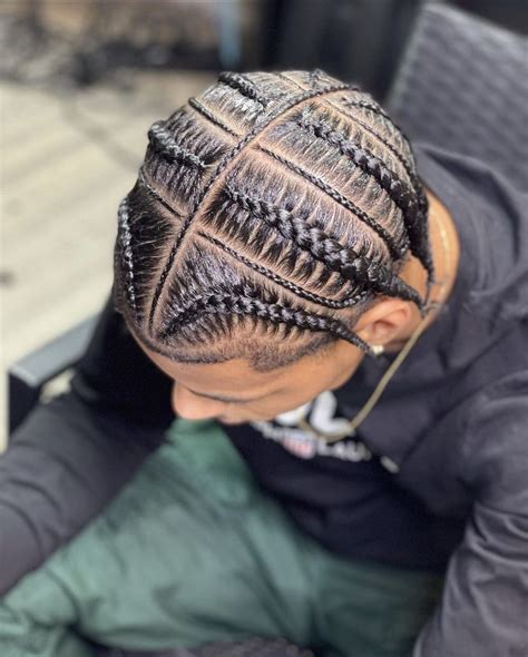 Pin By ⁺e1ite On Men Braiding Hairstyles Mens Braids Hairstyles Cornrow Braids Men Hair