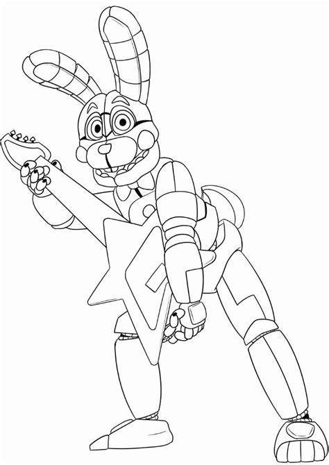 Funtime Foxy Coloring Pages Coloring Home