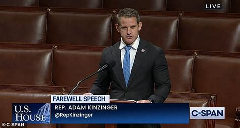 Kinzinger Blasts Republicans And Democrats Too In Farewell Address