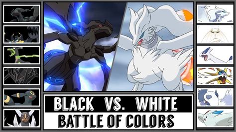 Black Vs White PokÉmon Pokémon Sun Moon Zekrom Vs Reshiram Youtube