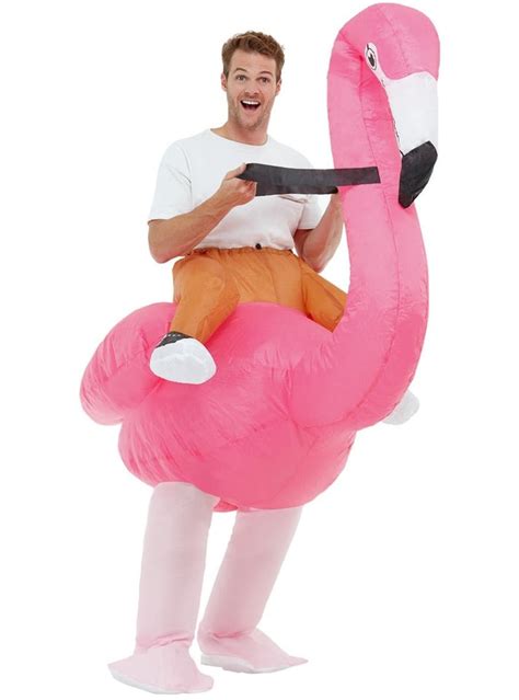 Inflatable Flamingo Costume For Adults Express Delivery Funidelia