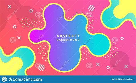 Dynamic Modern Fluid Gradient Background With Geometric Shapes