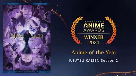 Jujustu Kaisen Season 2 Wins Anime Of The Year At Crunchyrolls 2024