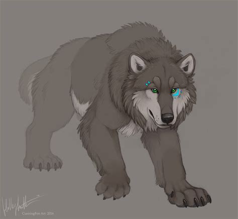 Wolfbear In The Mists By Bear Hybrid On Deviantart