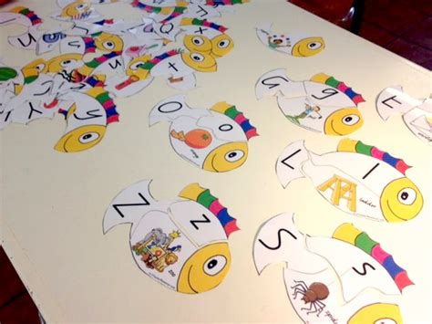 Printable Alphabet Fish Puzzle