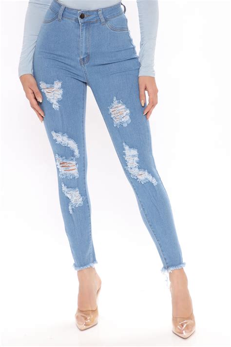 Sweet Spot Stretch Skinny Jeans Light Blue Wash Fashion Nova Jeans Fashion Nova