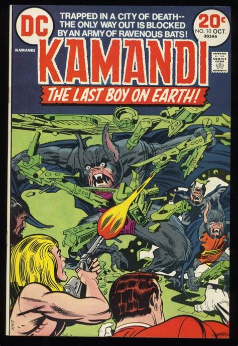 Kamandi The Last Boy On Earth 10 Nm 92 Killer Germ Jack Kirby