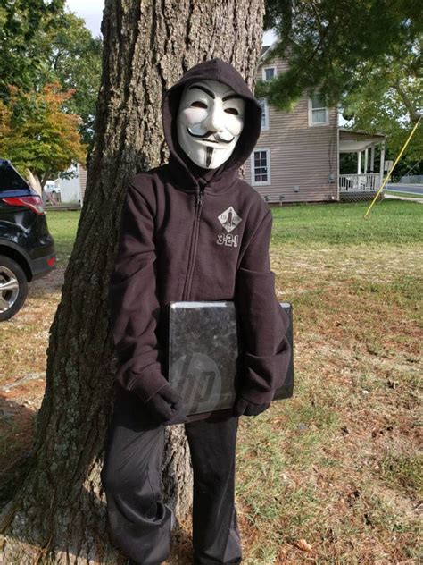 Anonymous Costume Mask Hacker Mask Halloween Hacker Mask Etsy Uk