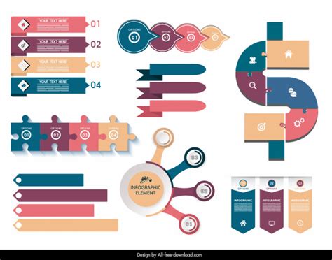 Vector Infographic Elements Vectors Free Download Graphic Art Designs