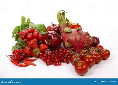 Red Fruits And Vegetables Royalty Free Stock Photography Image 17510017