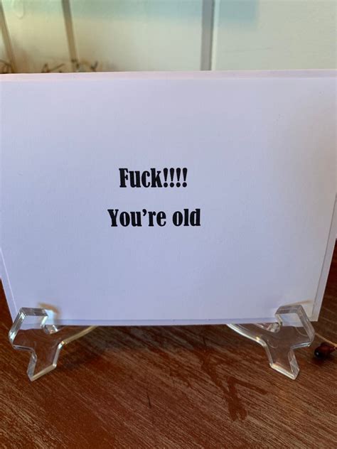 Dude Vulgar Birthday Card Etsy