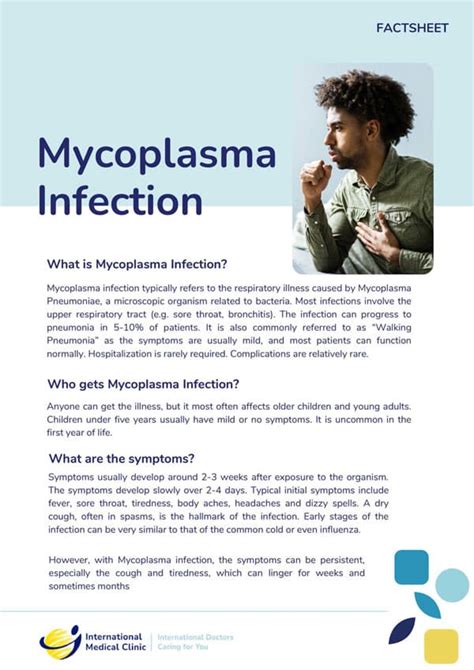 Mycoplasma Infection Imc Medical Clinic