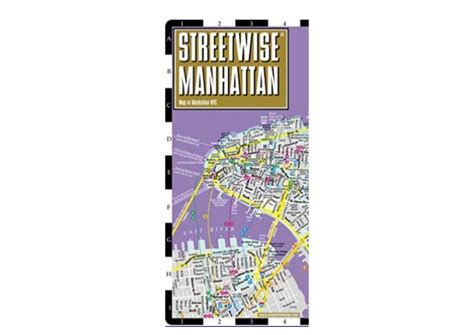 Streetwise Manhattan Map Laminated City Center Street Map Of