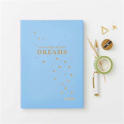 Personalised Hardback Dream Journal By Martha Brook