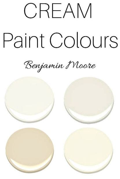 The 5 Best Cream Paint Colours Benjamin Moore With Images Cream Paint Colors Paint Colors