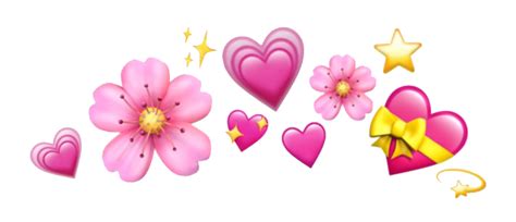 Descarga Gratuita De Pink Heart Emoji Png Png Mart
