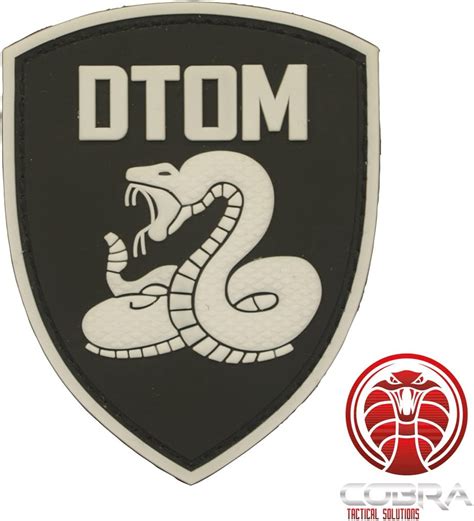 Dtom Dont Tread On Me Pvc Morale Tea Party Snake Cobra Patch Airsoft