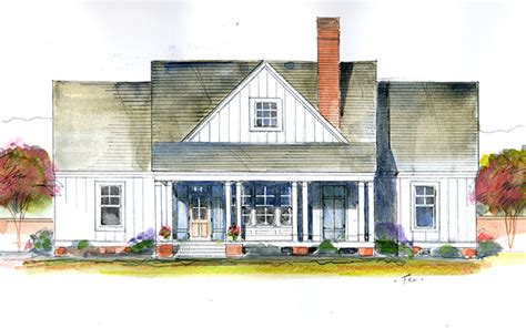Classic southern living house plan. Magnolia Cottage - | Southern Living House Plans