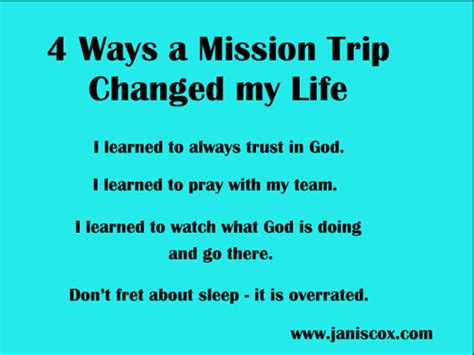 How Can Going On A Mission Trip Change You Growing Through Gods Word