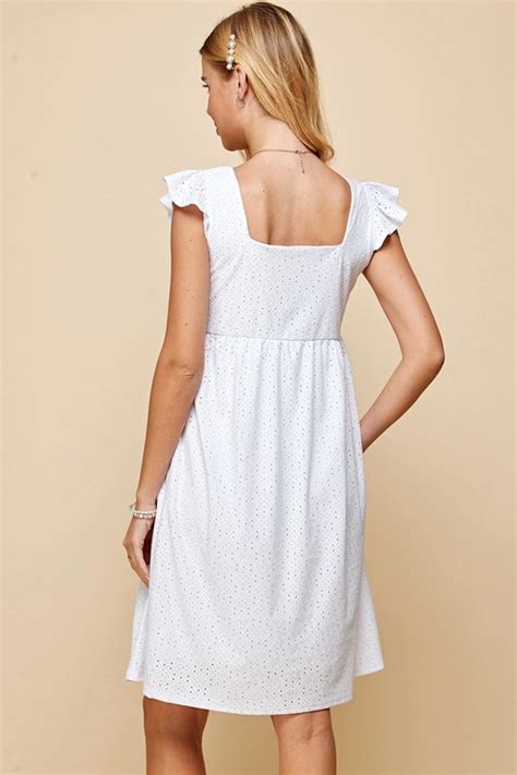 Willows White Eyelet Dress Andyliz