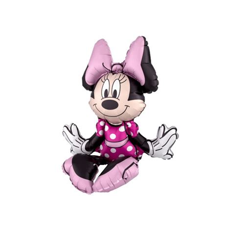 Globo Silueta De Minnie Mouse Sentada De 45 X 48 Cm