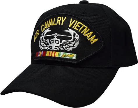 Military Productions Air Cavalry Vietnam War Cap Black At Amazon Mens