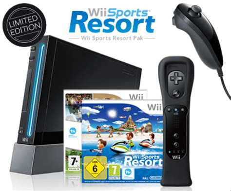 Limited Edition Black Wii Console Coming To Europe In Wii Sports Resort
