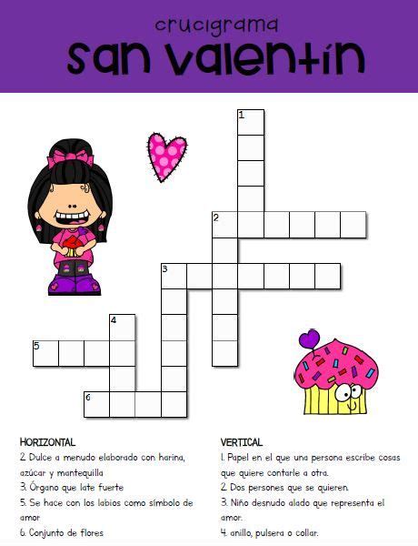 Valentines Day Fun In Spanish Pasatiempos De San ValentÍn