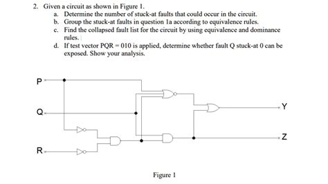 Solved 2 Given A Circuit As Shown In Figure 1 A Determine The