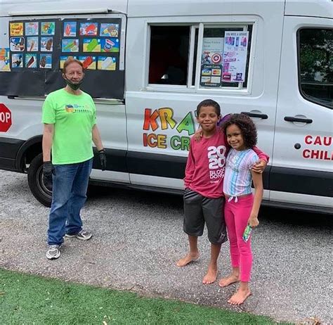 Pastor Delivers Free Ice Cream In An Ice Cream Truck