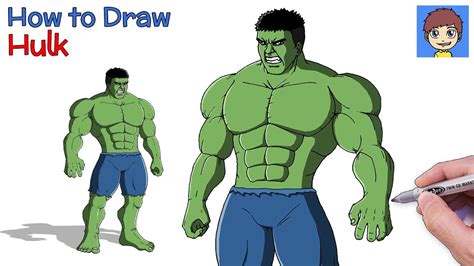 How To Draw Hulk Step By Step Hulk Drawing Tutorial