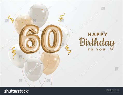 7655 60th Birthday Background Images Stock Photos 3d Objects