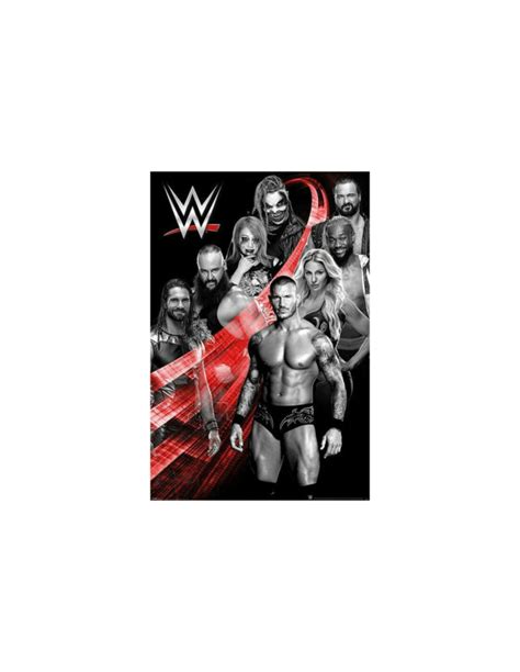 Wrestling Pyramid Wwe Superstars Swoosh Poster Maxi 61x915 Cm