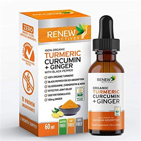 Qoo10 Renew Actives Turmeric Liquid Extract With Ginger Lemon Oil
