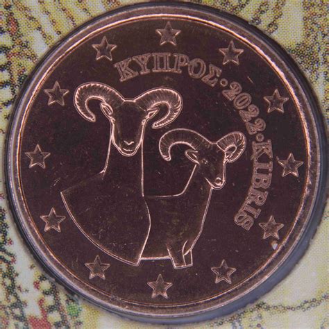 Cyprus Euro Coins Unc 2022 Value Mintage And Images At Euro Coinstv