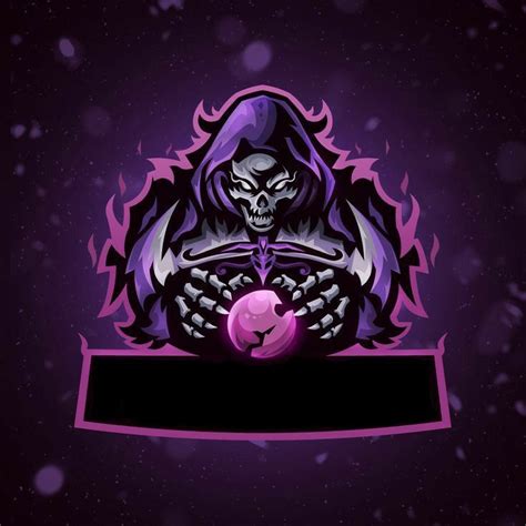 Dark Gaming Logo Background