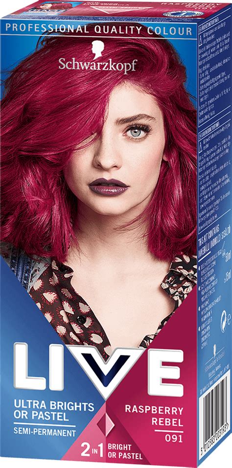 I have tried them all and none compare to schwarzkopf live intense blue black hair dye. 091 Raspberry Rebel Hair Dye by LIVE | LIVE Colour Hair ...