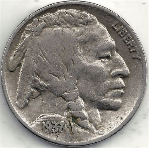 Free 1937 Buffalo Indian Head Nickel Us 5 Cent Coin Coins Listia
