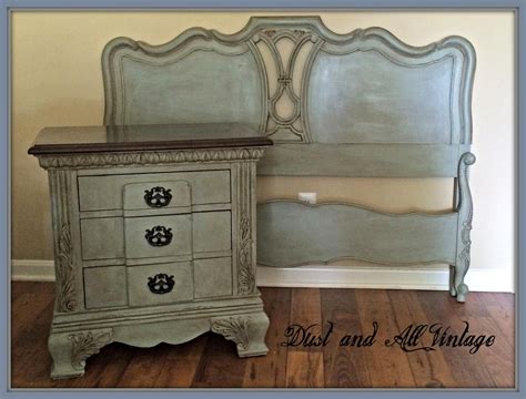 A Bedroom Set Finished In Duck Egg Blue And French Linen Chalk Paint