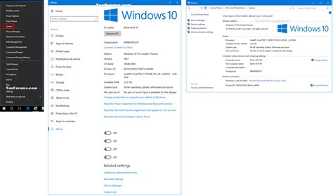 Open System From Winx To Control Panel Or Settings In Windows 10