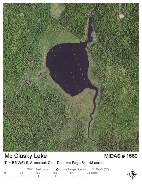 Lakes Of Maine Lake Overview Mc Clusky Lake T14 R5 Wels T15 R5