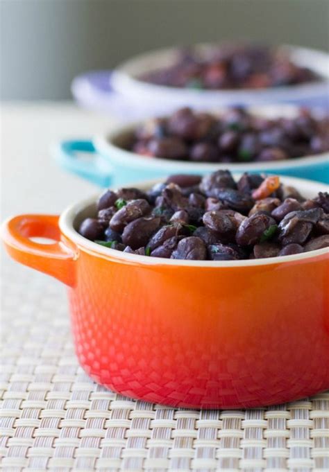 I've done mexican soup with a tomato broth, but never black bean. Learn how to make delicious slow cooker Cuban Black Beans ...
