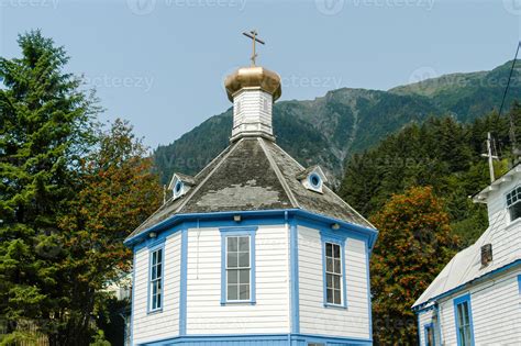 Saint Nicholas Russian Orthodox Church In Juneau Alaska 16100943 Stock